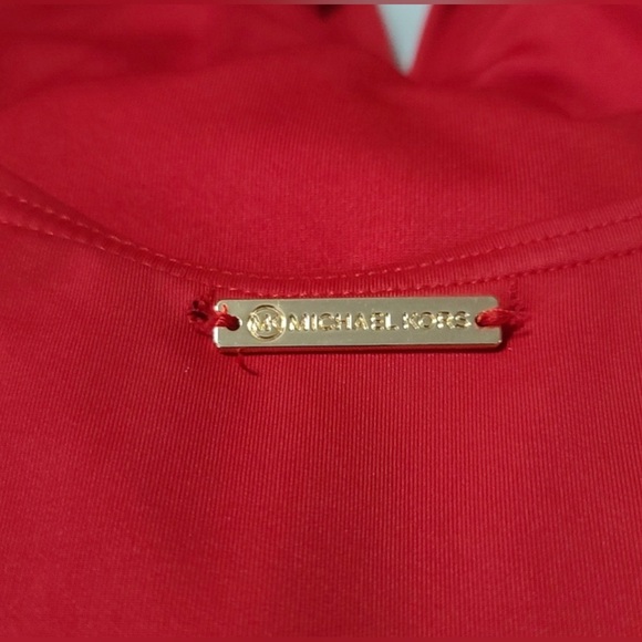 Michael Michael Kors Twist-Front Halter One-Piece Swimsuit - Picture 5 of 7